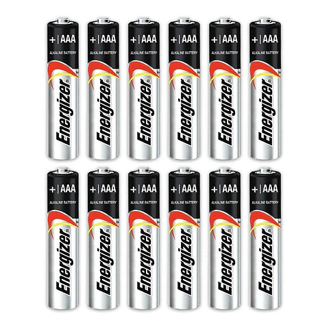 Pack 12 Pilas Energizer Max AAA Alcalina Tira
