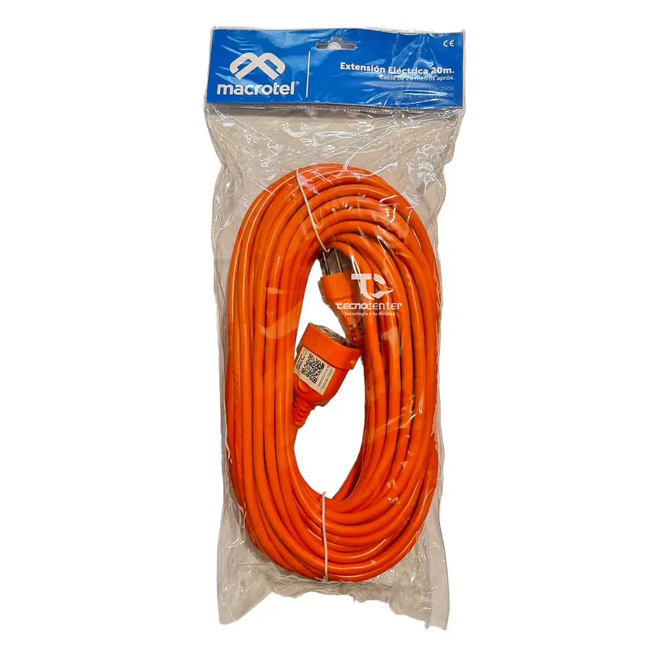 Alargador Extension Electrica 20 mts Macrotel ME-1220 2