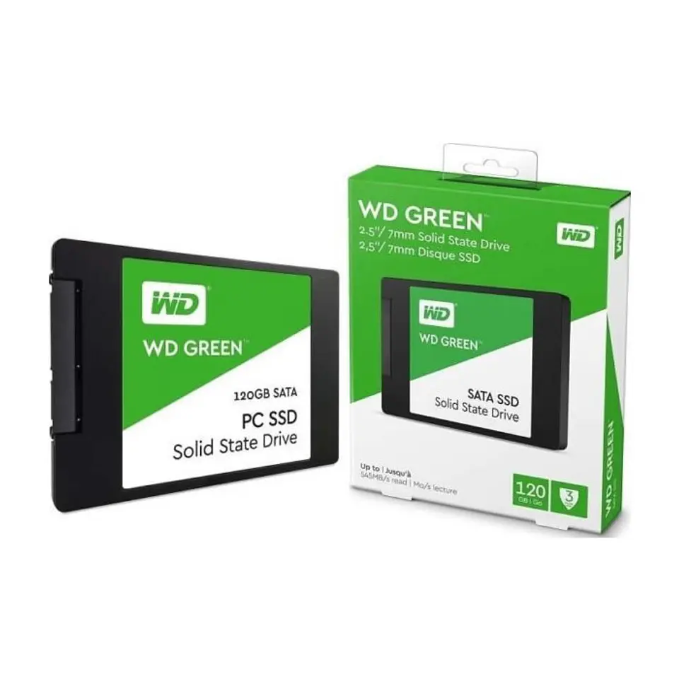Disco Duro Solido 120GB WD Green SSD 3