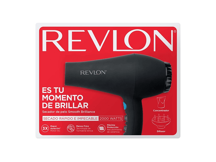 Secador Pelo Revlon Smooth Brilliance Ac 3
