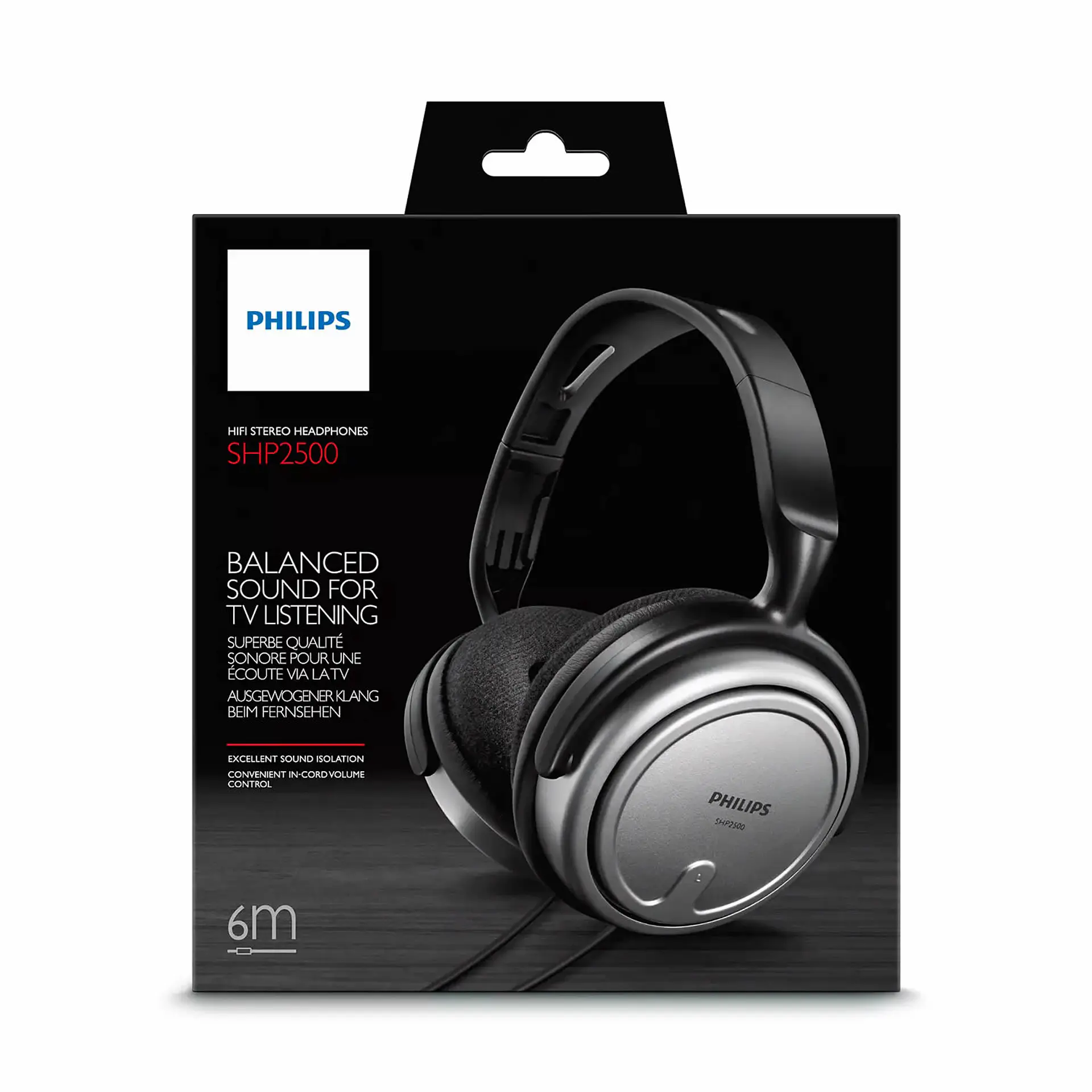 Audifonos Philips Tv SHP2500 Plateado 4