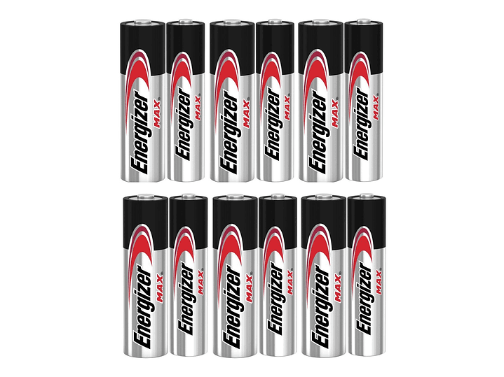 Pack 12 Pilas Energizer Max AA Alcalina Tira 2