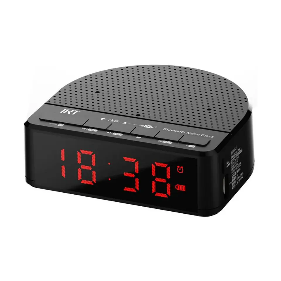 Radio Reloj Despertador Bluetooth Irt 3w 1