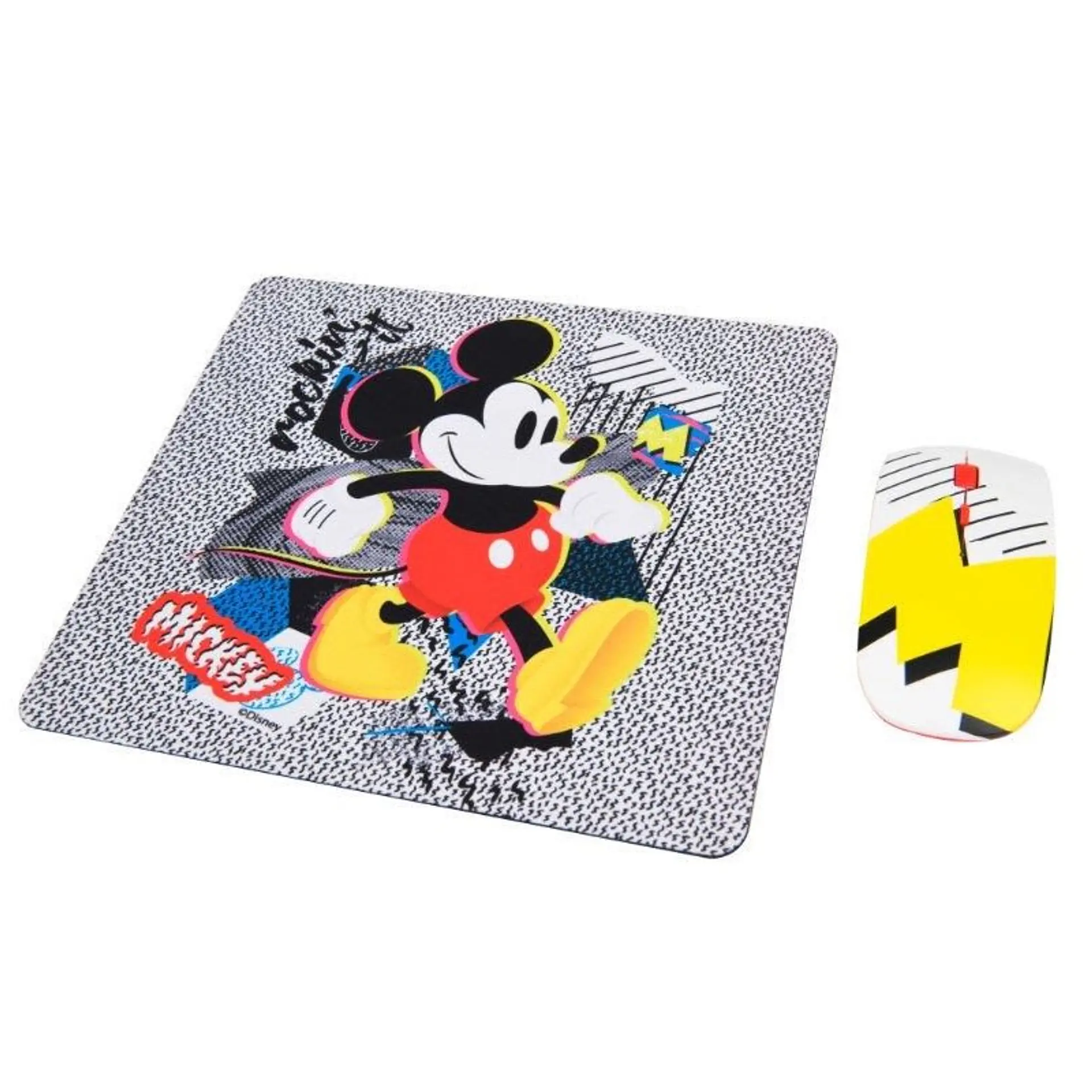 Kit Mouse Inalambrico y Mouse Pad Mickey 1 1