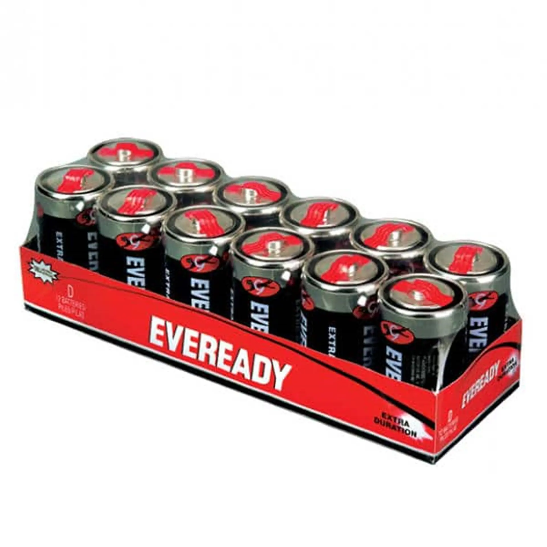 Pack 12 Pilas Eveready D Super Heavy Duty 1
