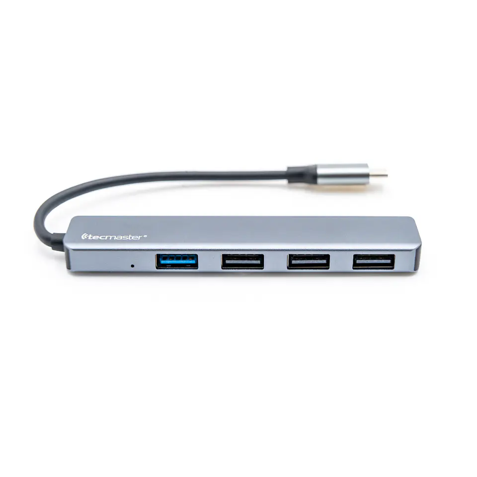 Hub Usb 3.0 Tipo C Tecmaster 4 Puertos TM-100526 1