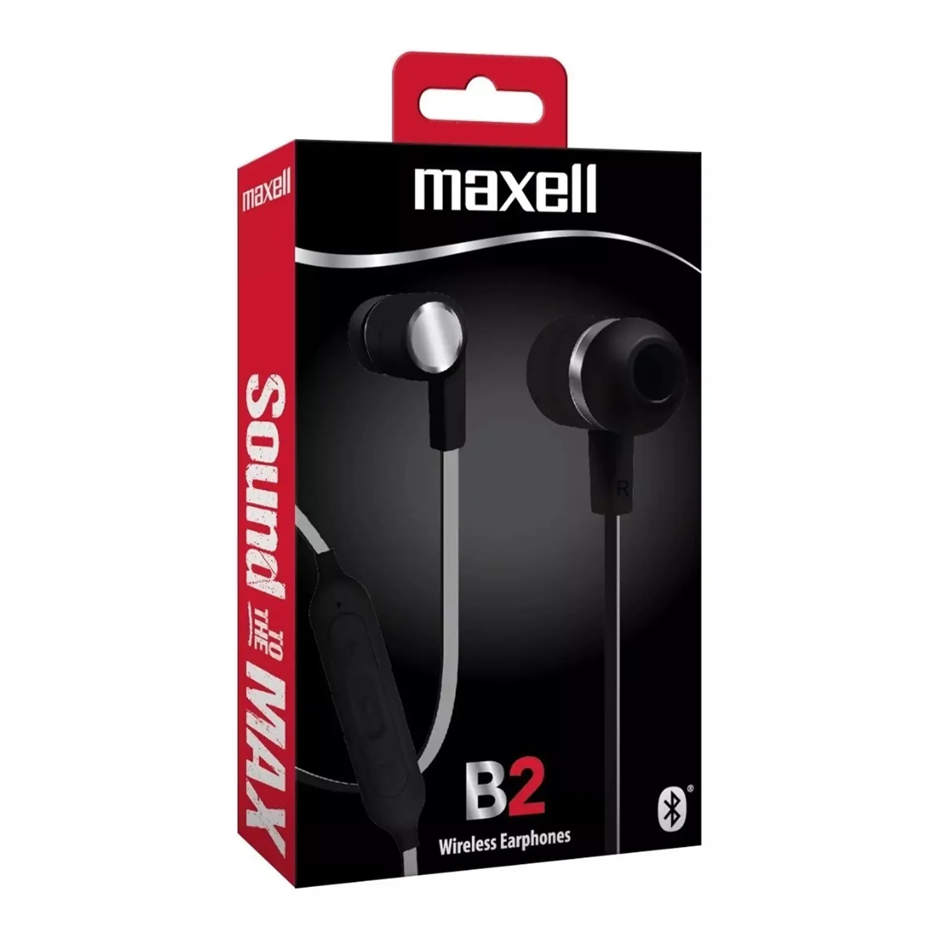 Audífonos Maxell Bluetooth Bass BT14 B2 Negro 2