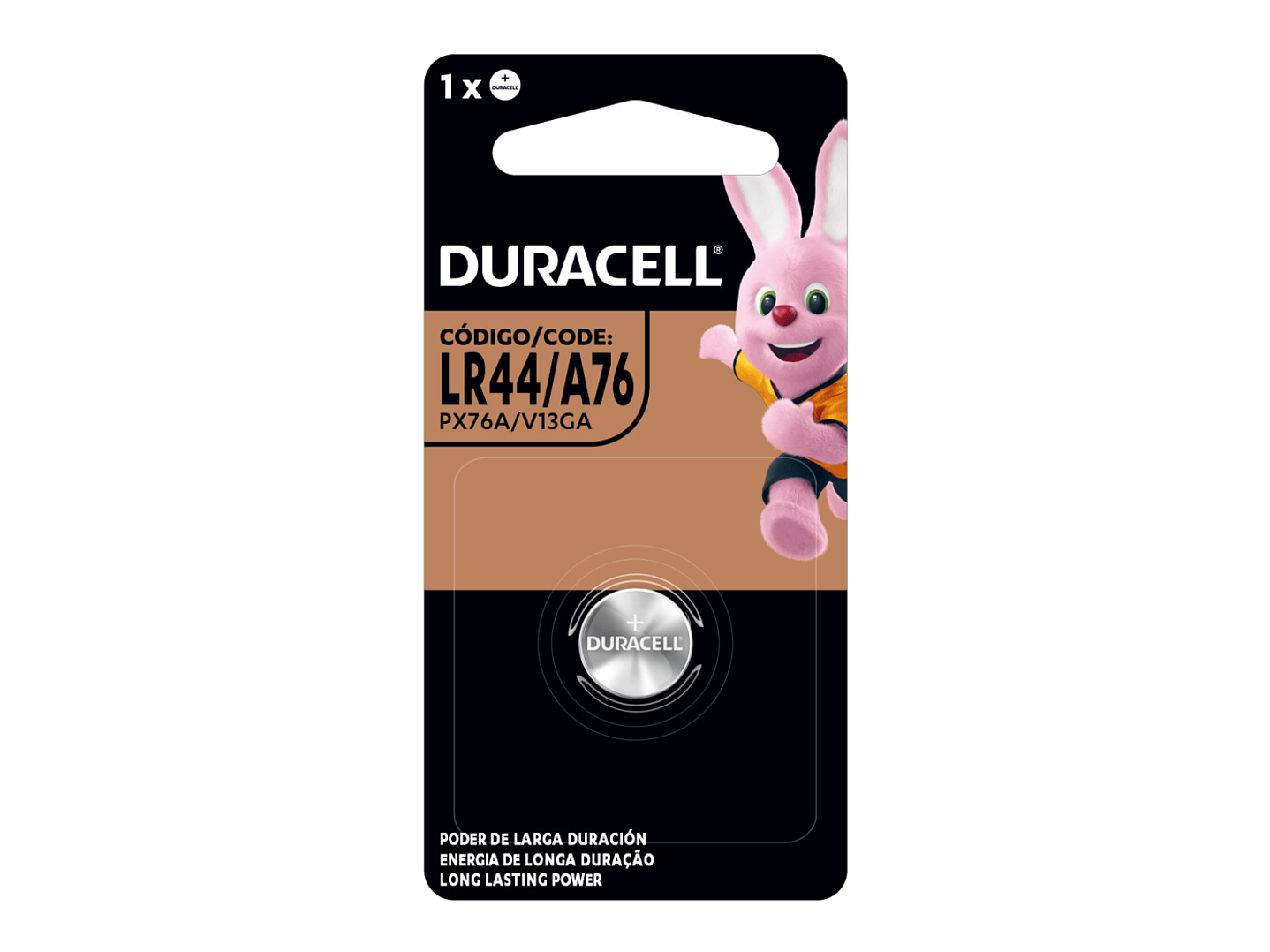 Duracell Pila Tipo Botón Lr44 A76 AG13 1