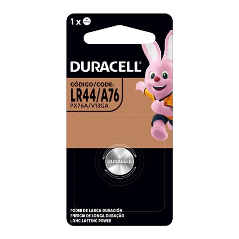 Duracell Pila Tipo Botón Lr44 A76 AG13