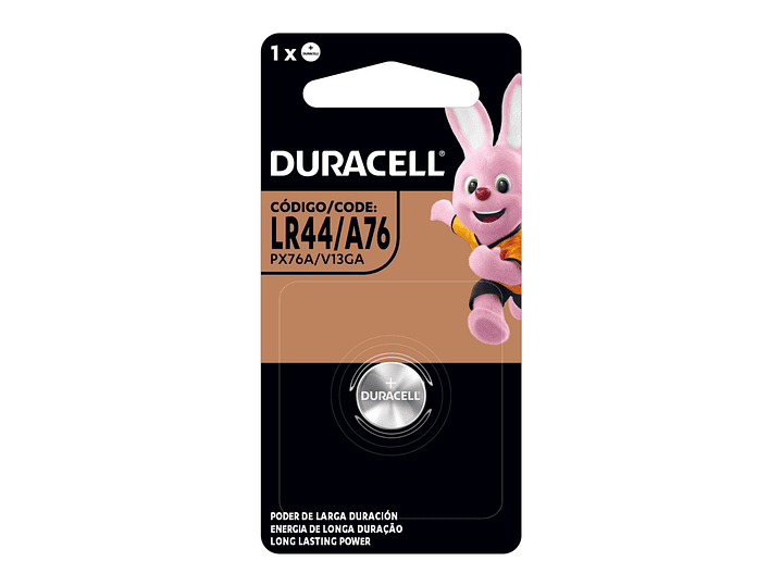 Duracell Pila Tipo Botón Lr44 A76 AG13 1