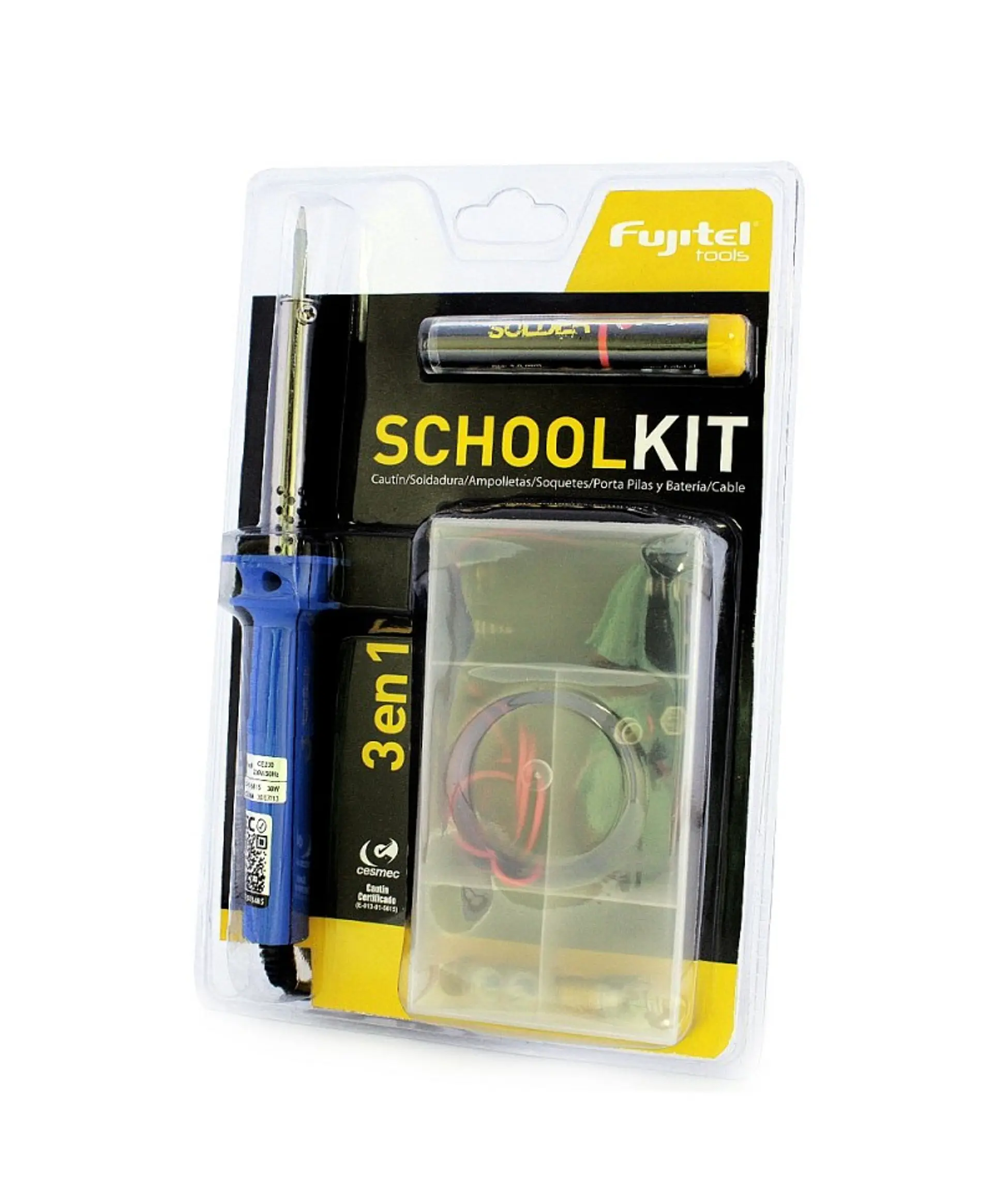 Kit Cautin Soldadura Fujitel para Aprendizaje 1