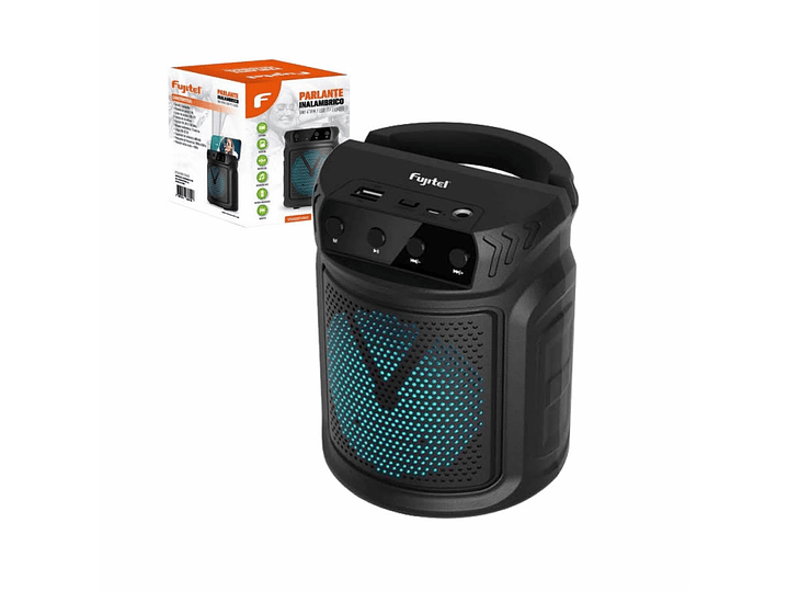 Parlante Fujitel Portatil BT 5w 4 Negro Cilindro 1