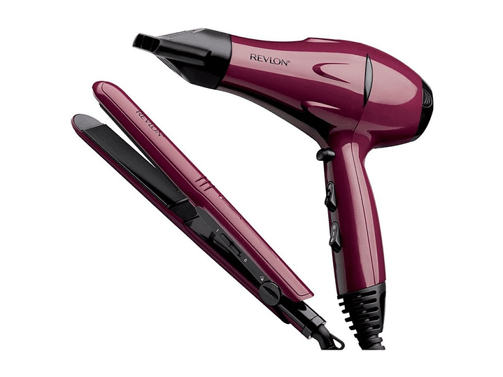 Kit Secador y Plancha Alisadora Revlon 5230 1