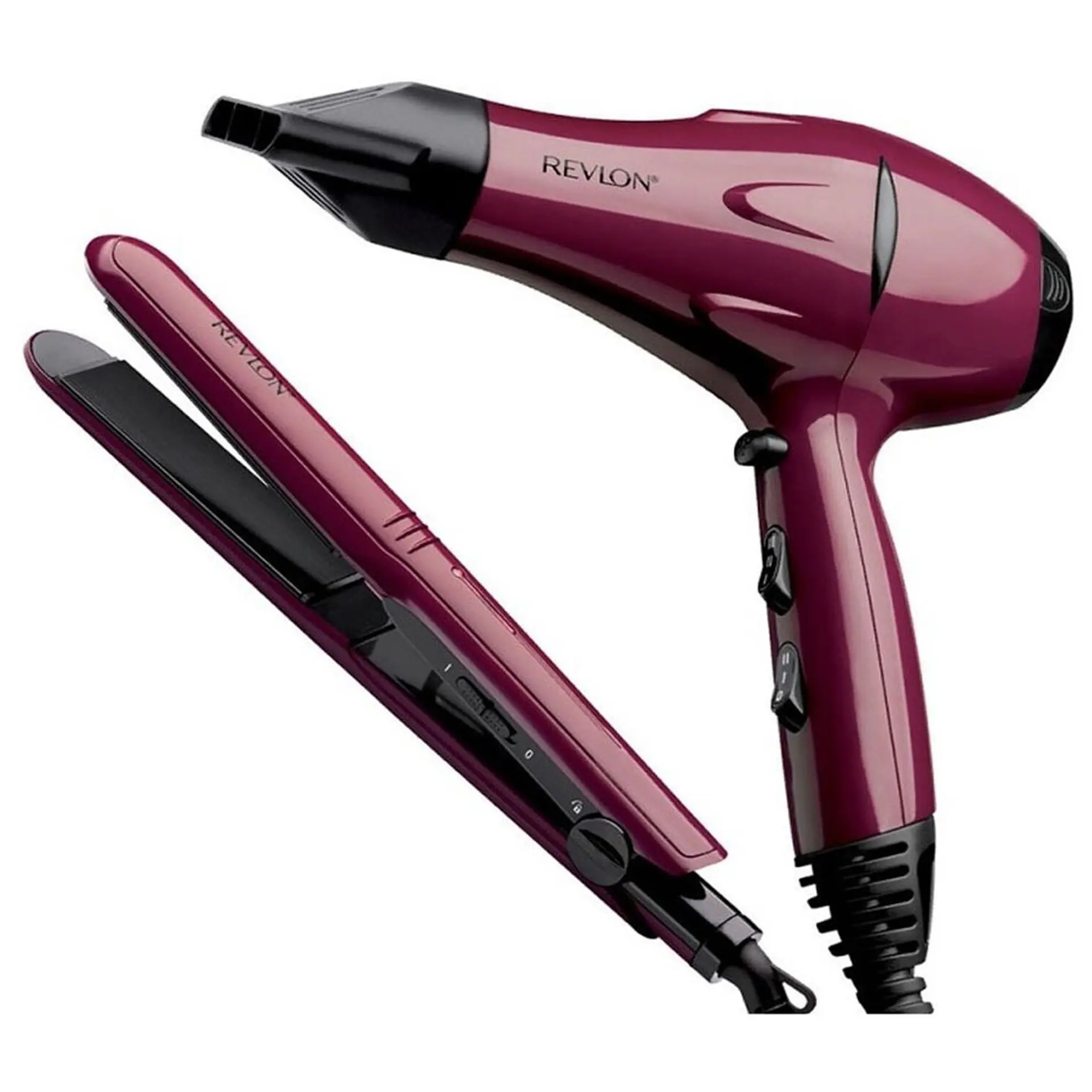 Kit Secador y Plancha Alisadora Revlon 5230 1