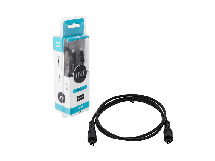 Cable Optico Audio Digital Toslink 1.85mts IRT 1