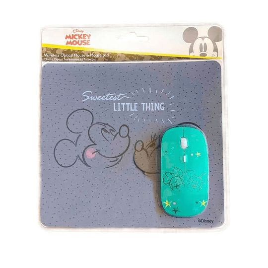 Kit Mouse Inalambrico y Mouse Pad Mickey 2