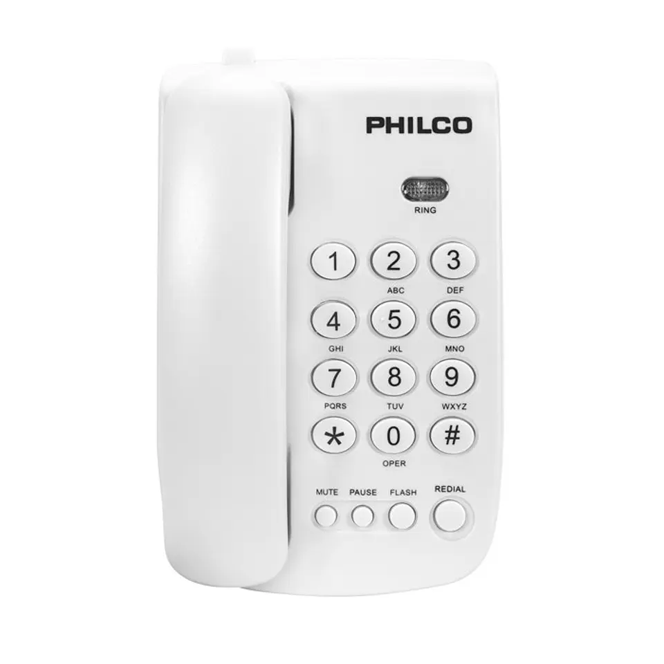 Teléfono De Sobremesa Philco 150WH Blanco 1