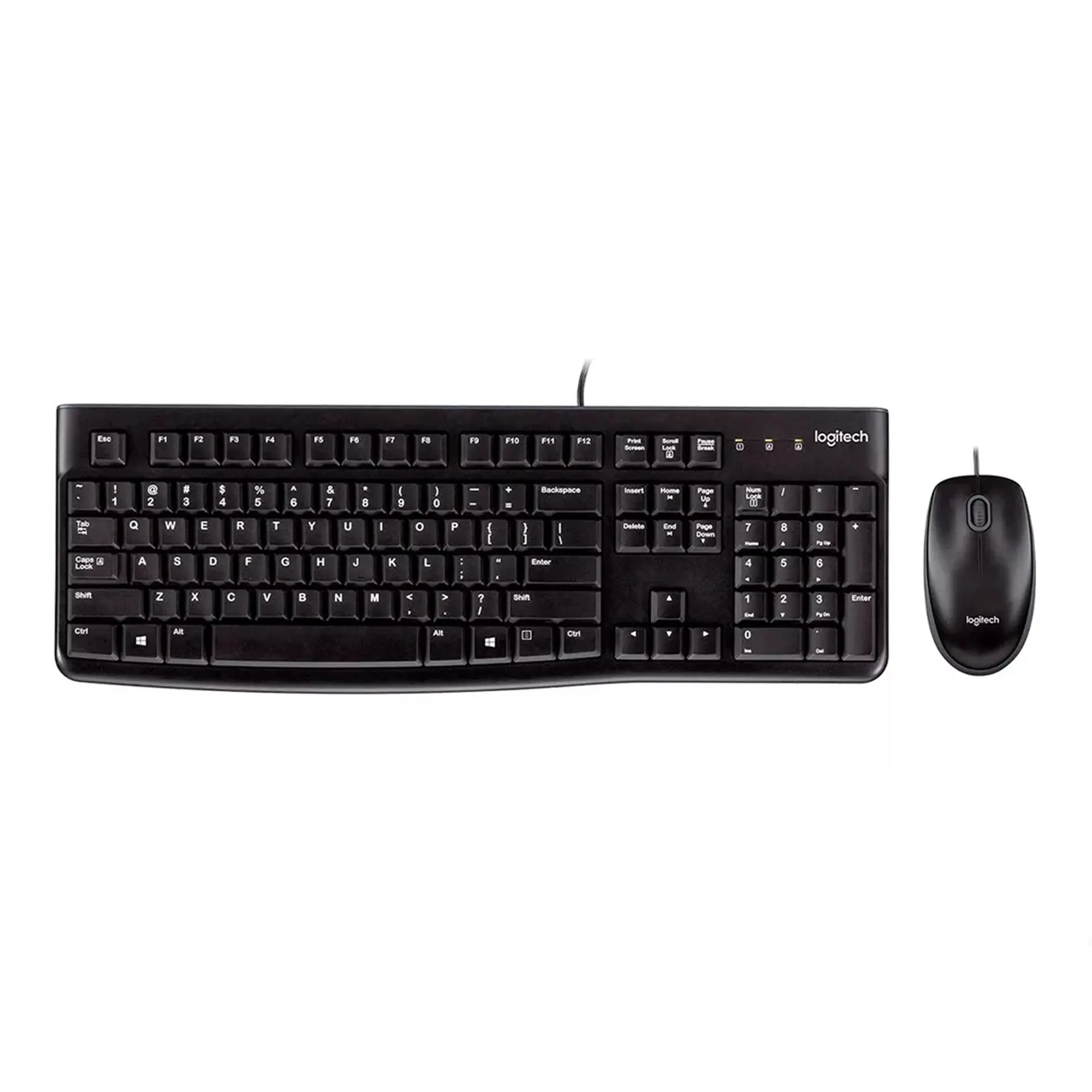 Kit Teclado y Mouse Logitech MK120 Español Negro 1