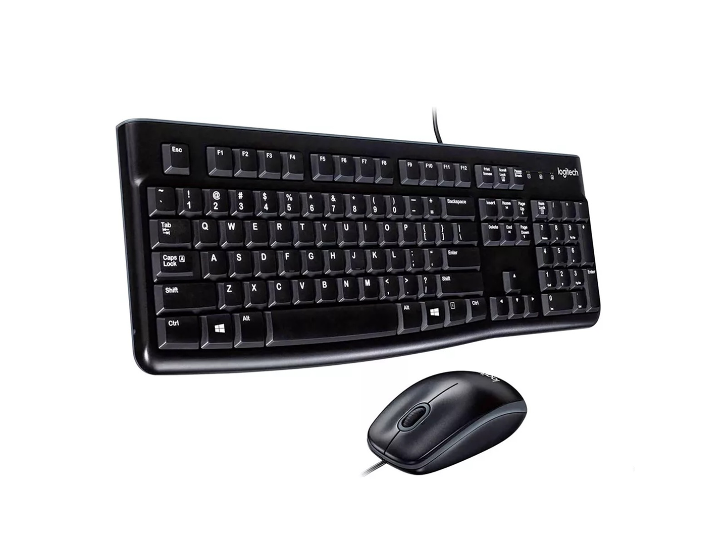 Kit Teclado y Mouse Logitech MK120 Español Negro 3