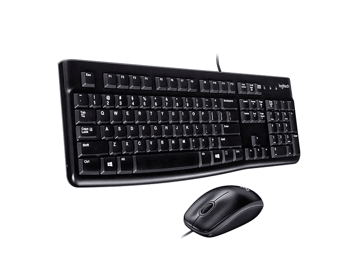 Kit Teclado y Mouse Logitech MK120 Español Negro 3