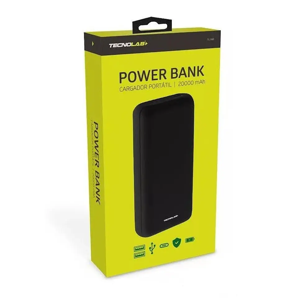 Bateria Portatil Powerbank 20.000 Turbo Tecnolab 2