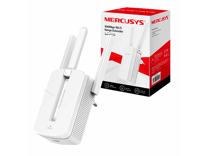 Extensor Repetidor Wi-Fi Mercusys 300Mbps 1