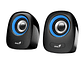 Parlantes Pc Notebook Estereo Genius Azul - Miniatura 1