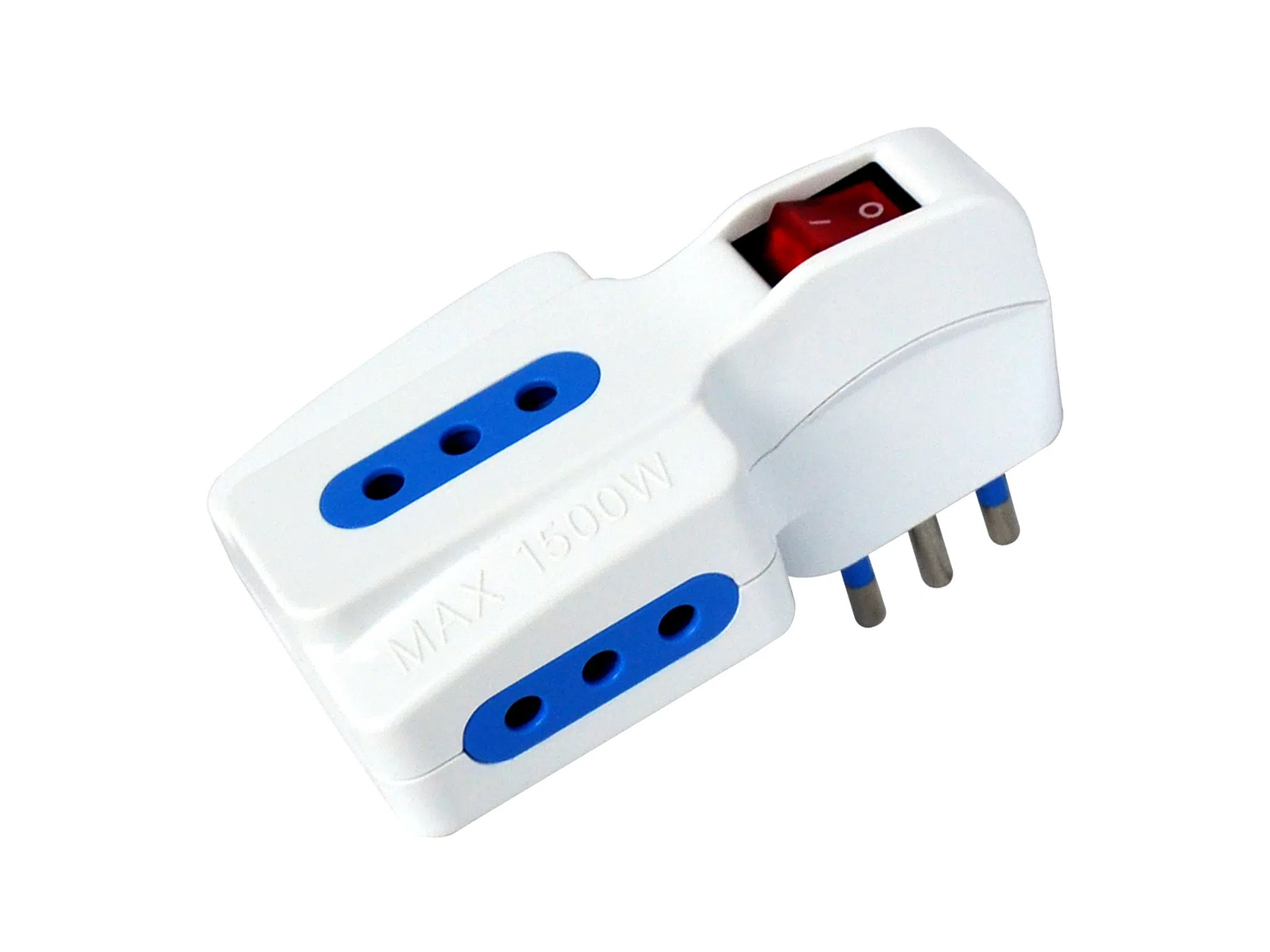 Enchufe Adaptador Triple Macrotel con Switch 1