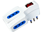 Enchufe Adaptador Triple Macrotel con Switch - Miniatura 1