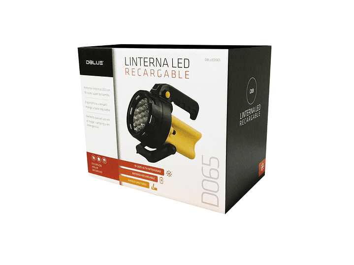 Foco Linterna 19 Led Recargable Dblue DBLLED065 3