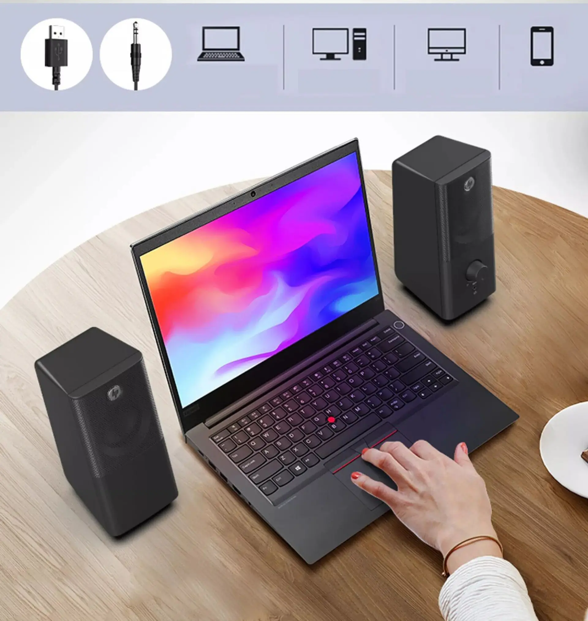 Parlante PC Multimedia HP DHS-2101 5