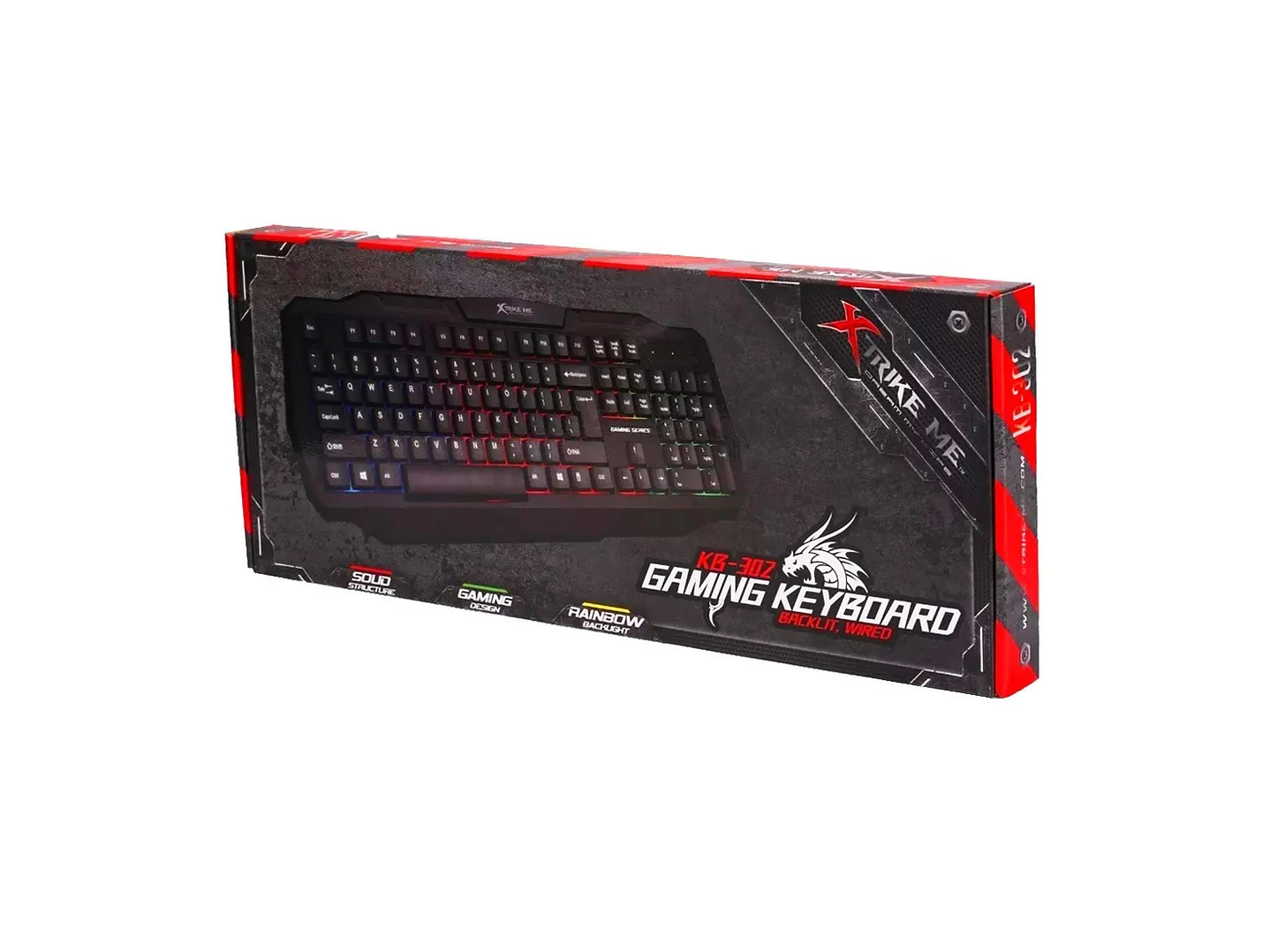 Teclado Gamer Retroiluminado xtrike Me KB-302 Ingles 2