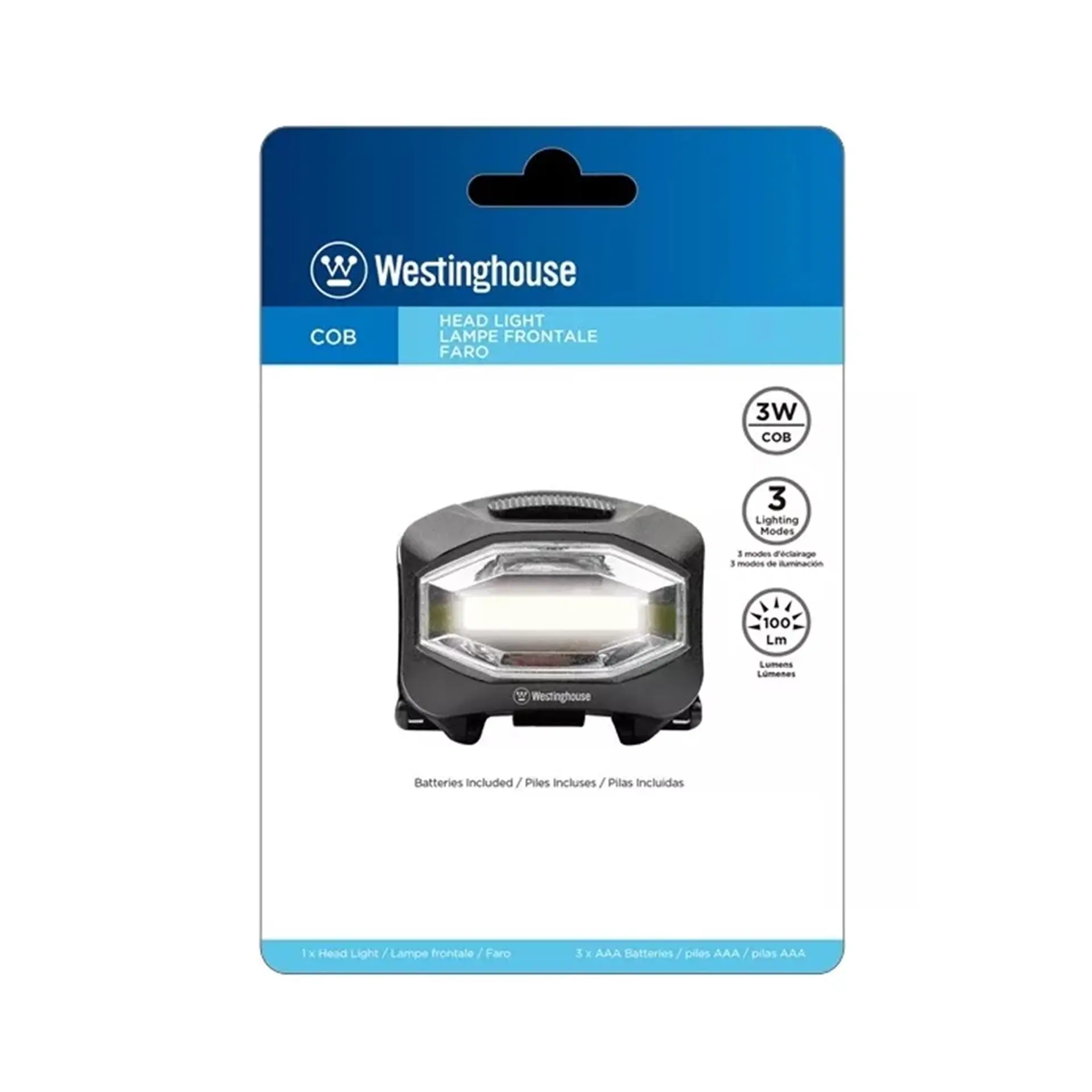 Linterna Cintillo Led Westinghouse 100 Lm Negro 2