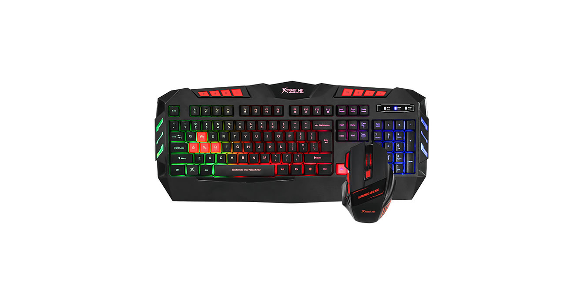 Kit Gamer Teclado y Mouse Xtrike Me MK-803KIT Por Mayor