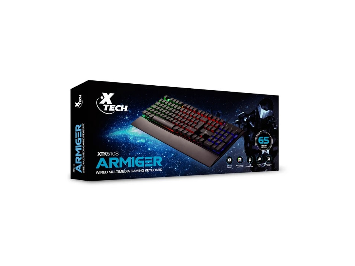 Teclado Gamer Retroiluminado Xtech XTK510S 3