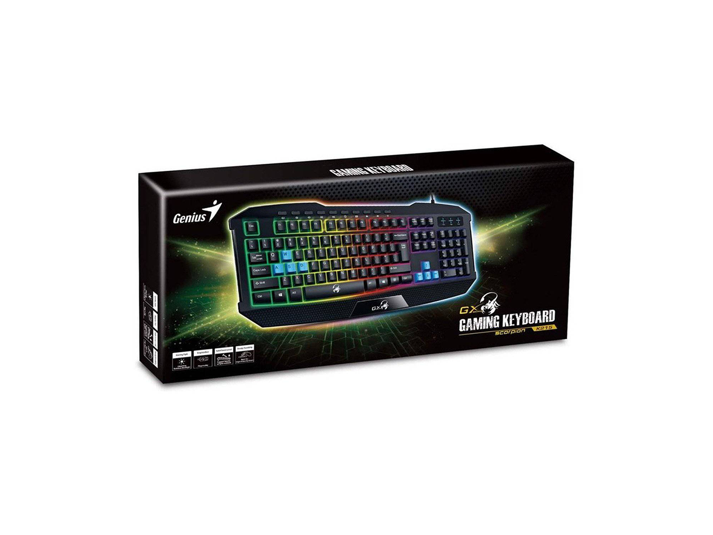 Teclado Gamer Genius Scorpion K215 Usb 3