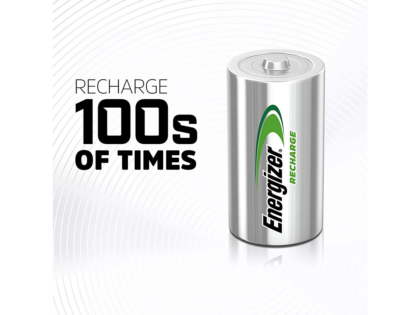 Pack 2 Pilas Recargables C Energizer 2500Mha 2