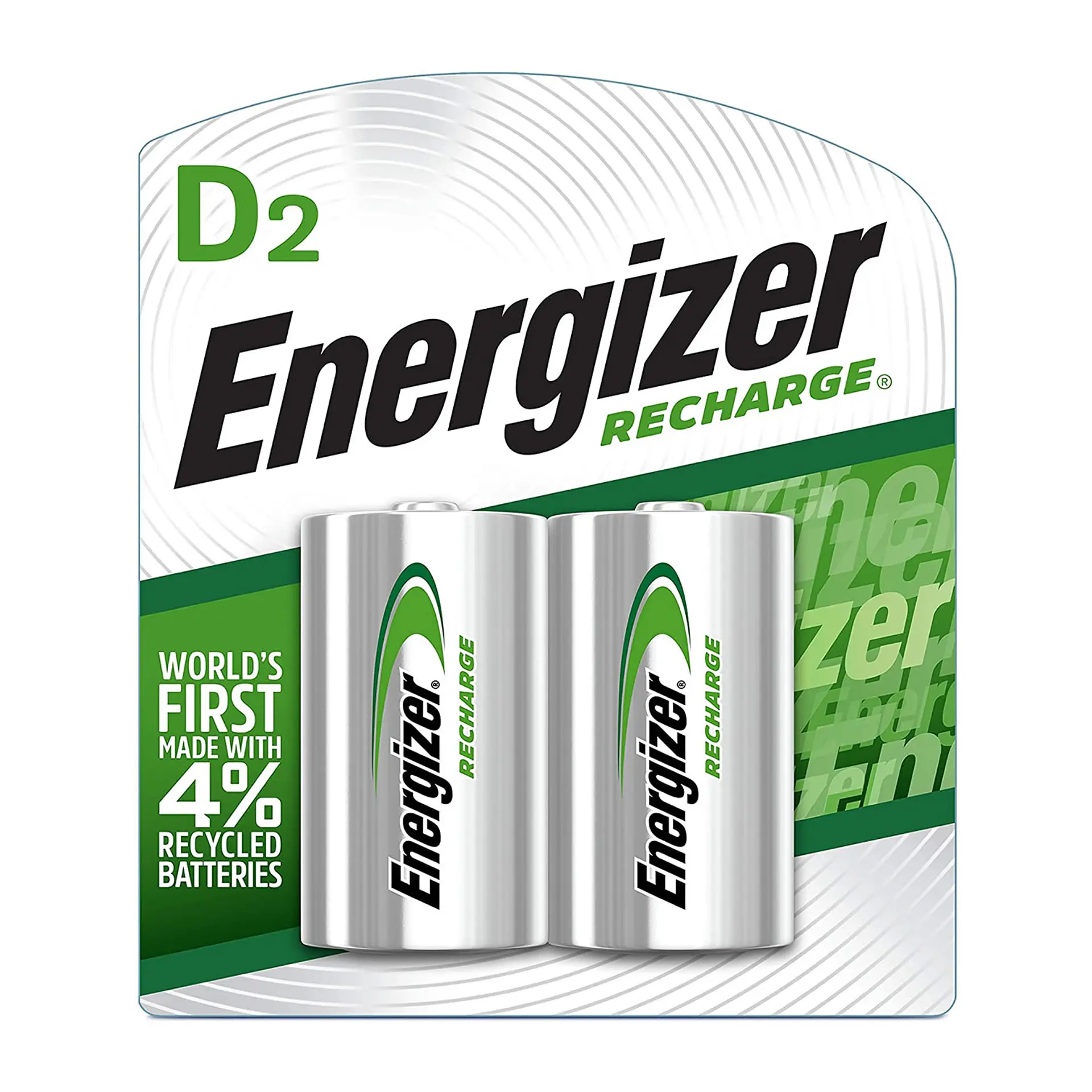Pack 2 Pilas Recargables D Energizer 2500Mha 1
