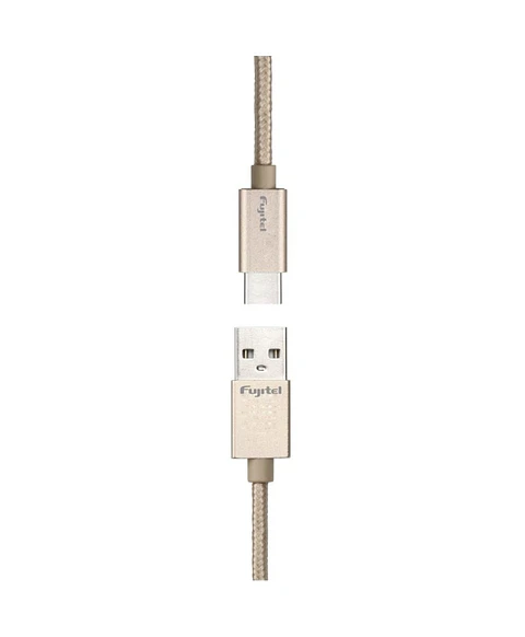 Cable Usb Tipo C Fujitel Carga Rapida Gold