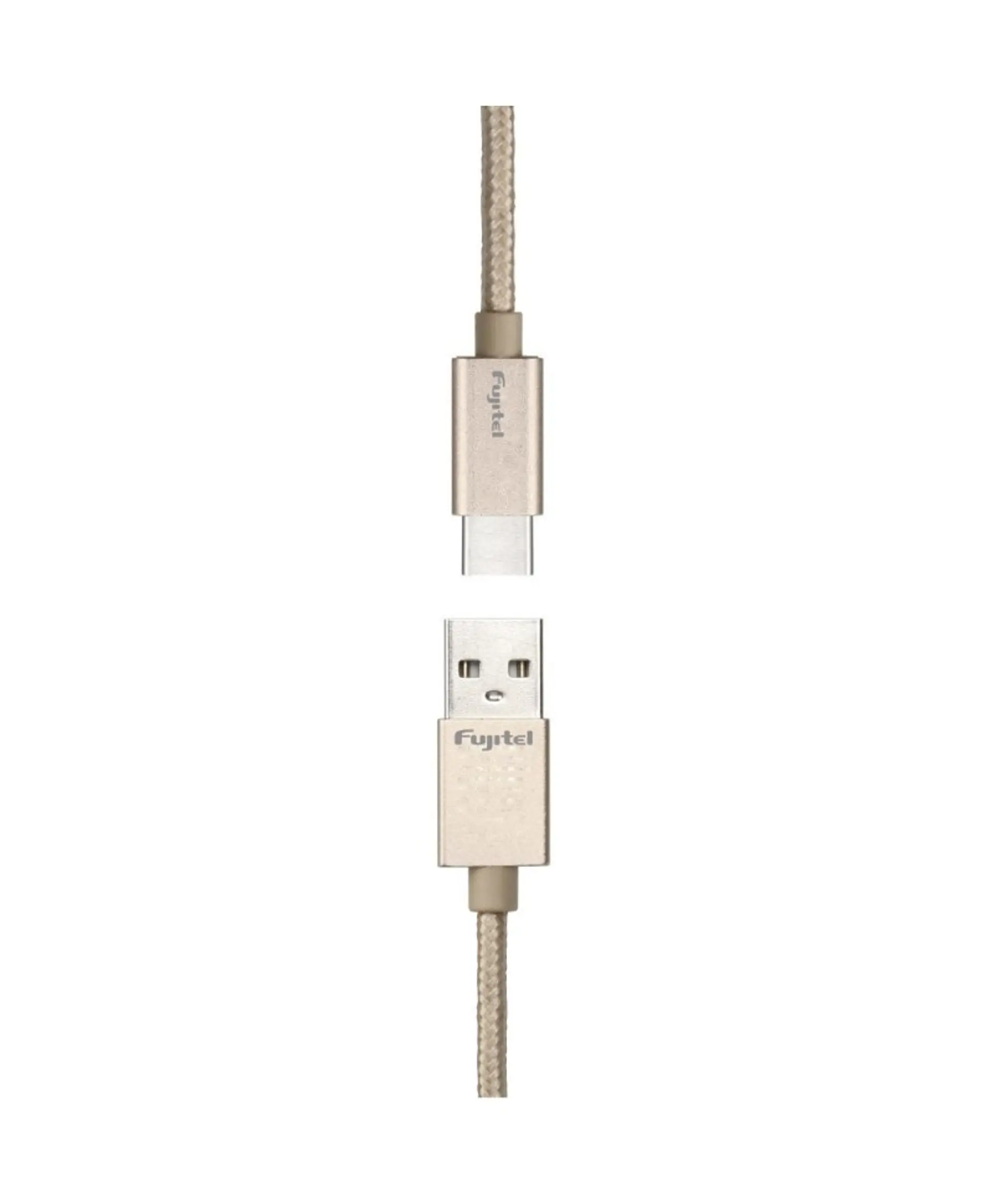 Cable Usb Tipo C Fujitel Carga Rapida Gold 1