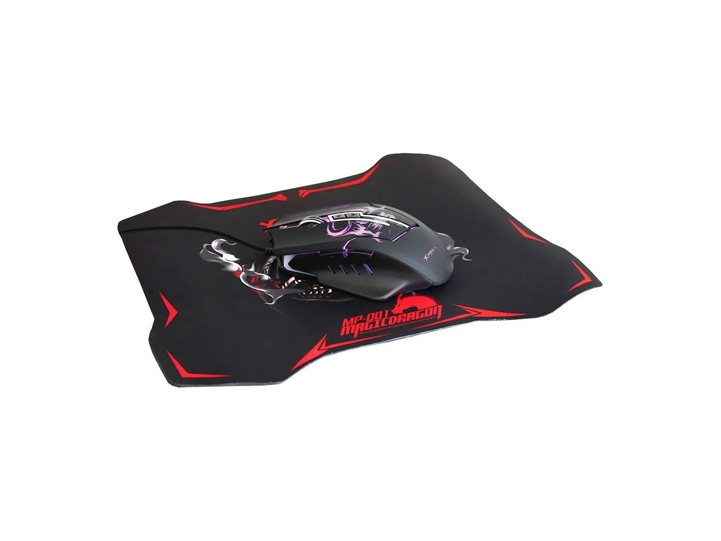Kit Gamer Mouse Pad Optico 3200dpi Xtrike Me 3