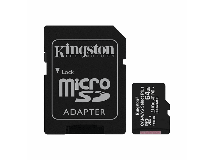 Tarjeta Memoria Micro SD XC 64GB Kingston 2
