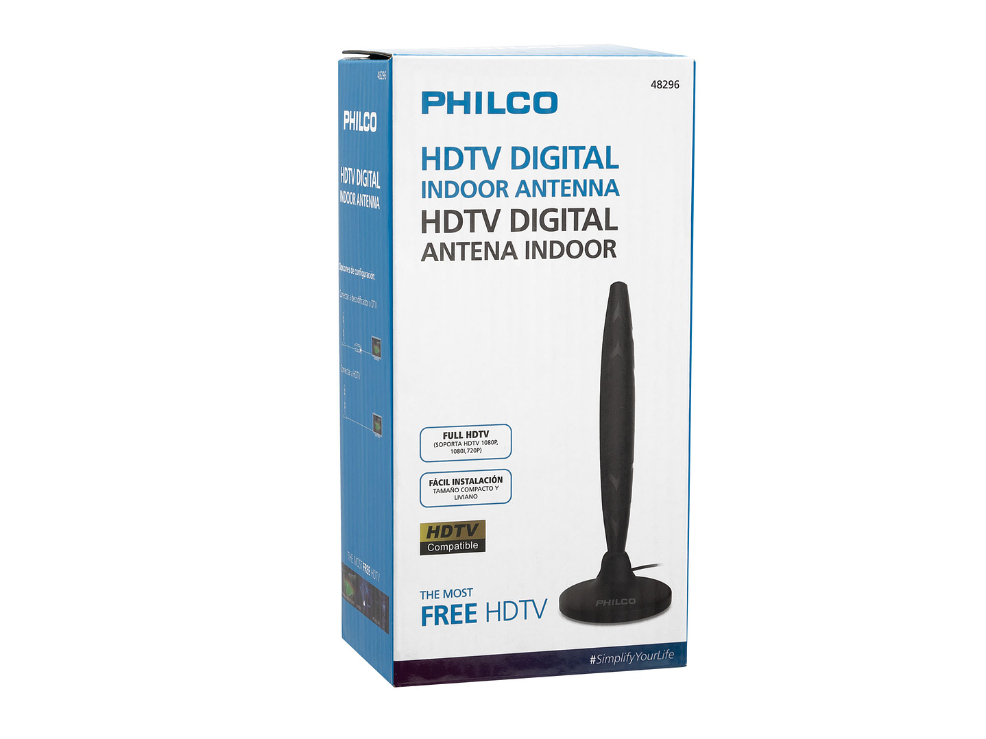 Antena Philco Tv Digital Hdtv Hd Tvd Negro 4