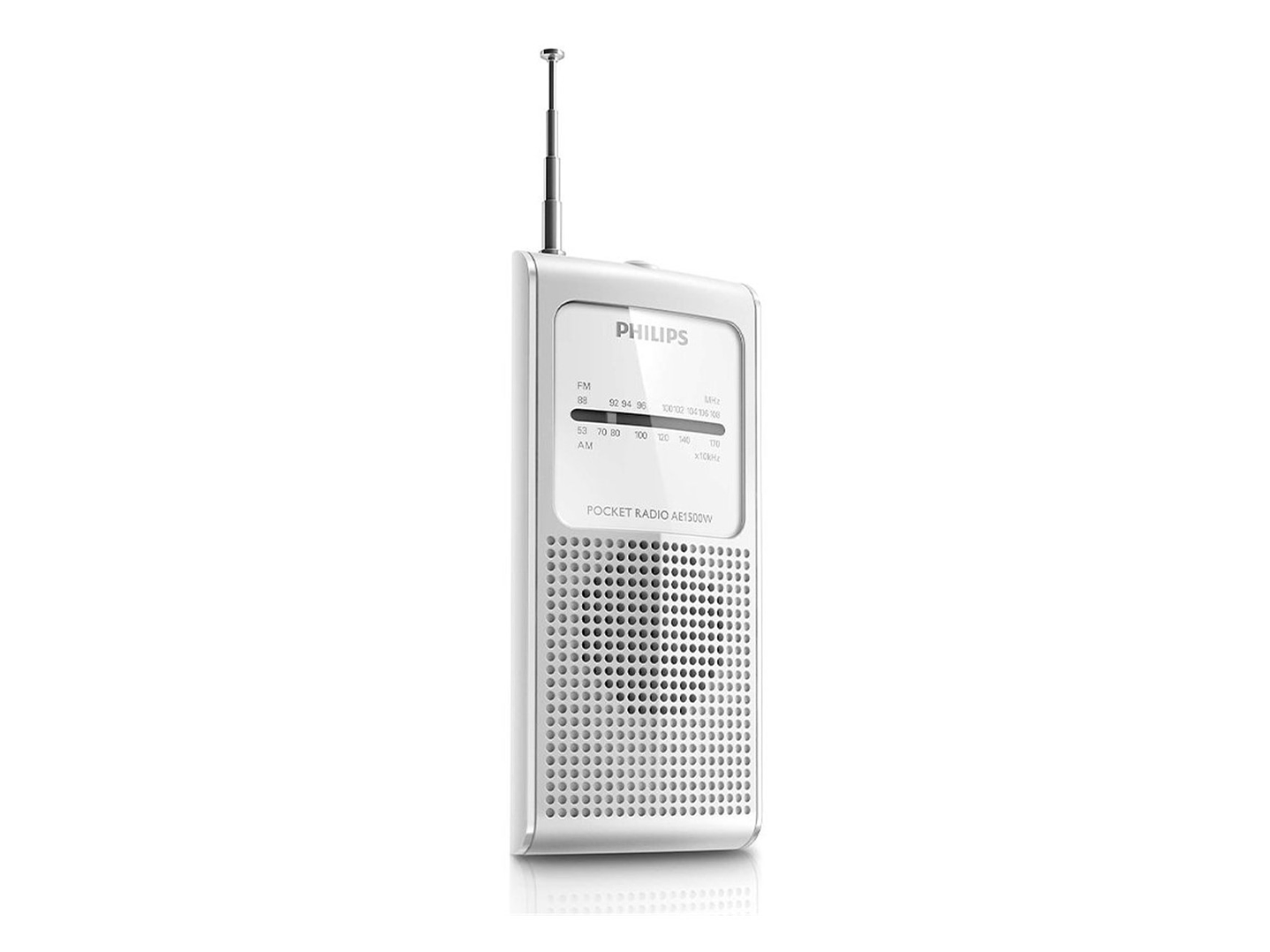 Radio Portatil Philips de Bolsillo AM FM Blanca 3