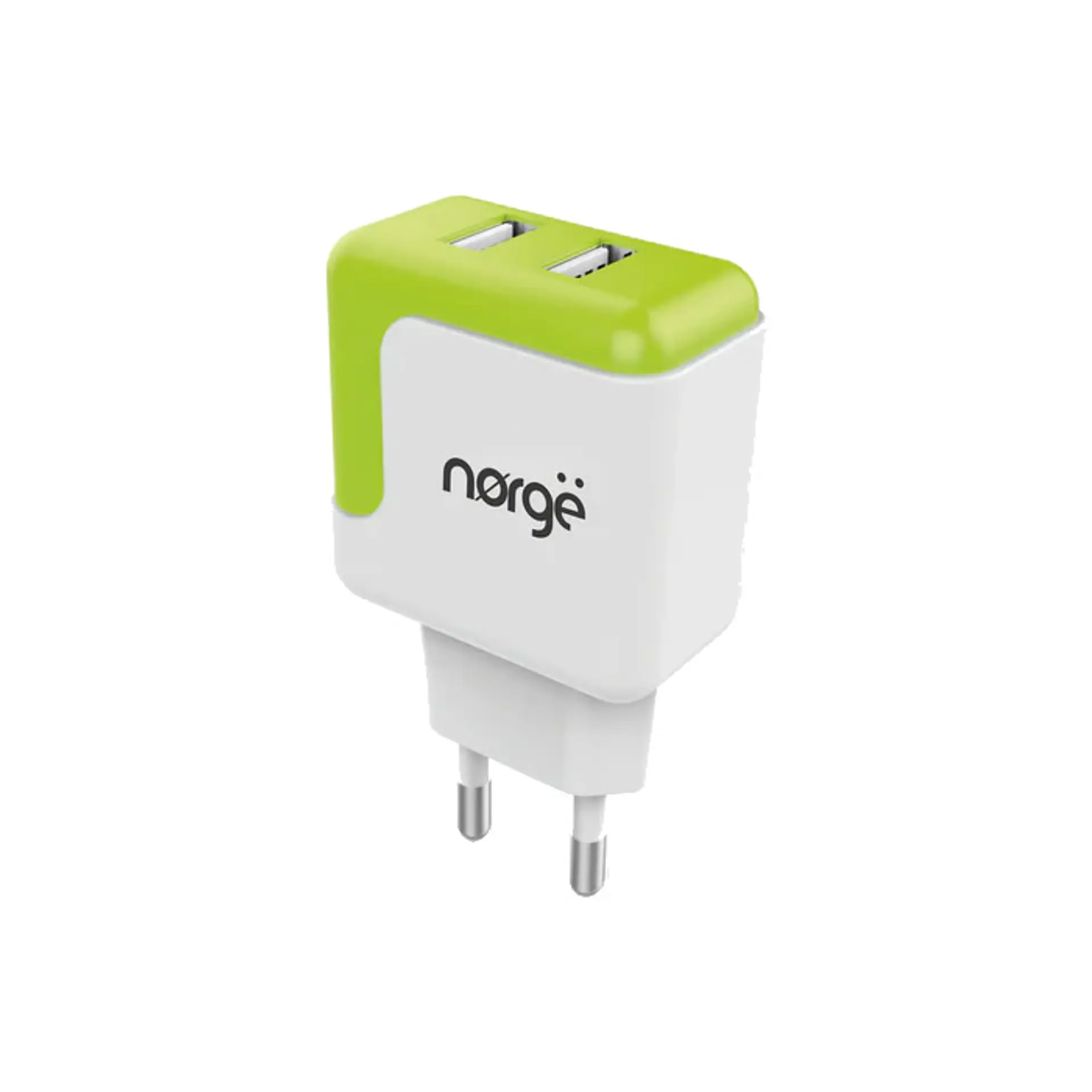 Cargador 2 Usb De Pared 220v Norge 1