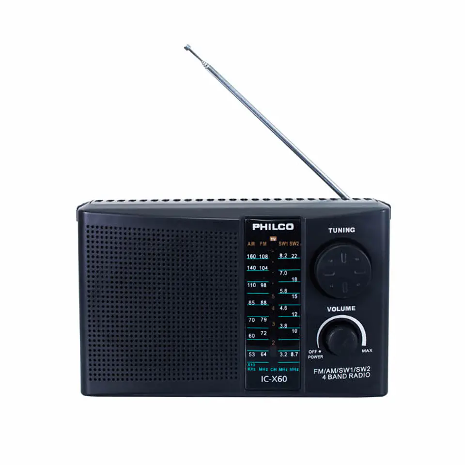 Radio Am Fm Sw1 Philco 4 Bandas 220v ICX60 1