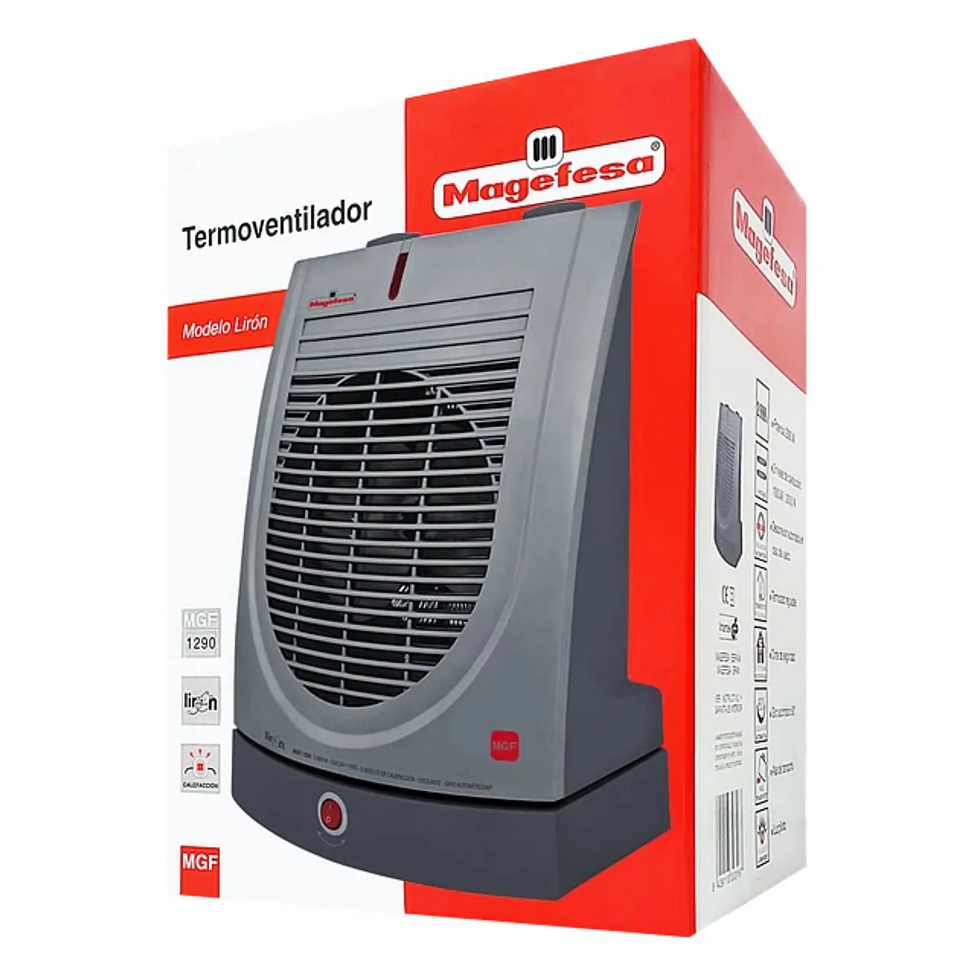 Termoventilador Magefesa Liron 1290 Gris 2