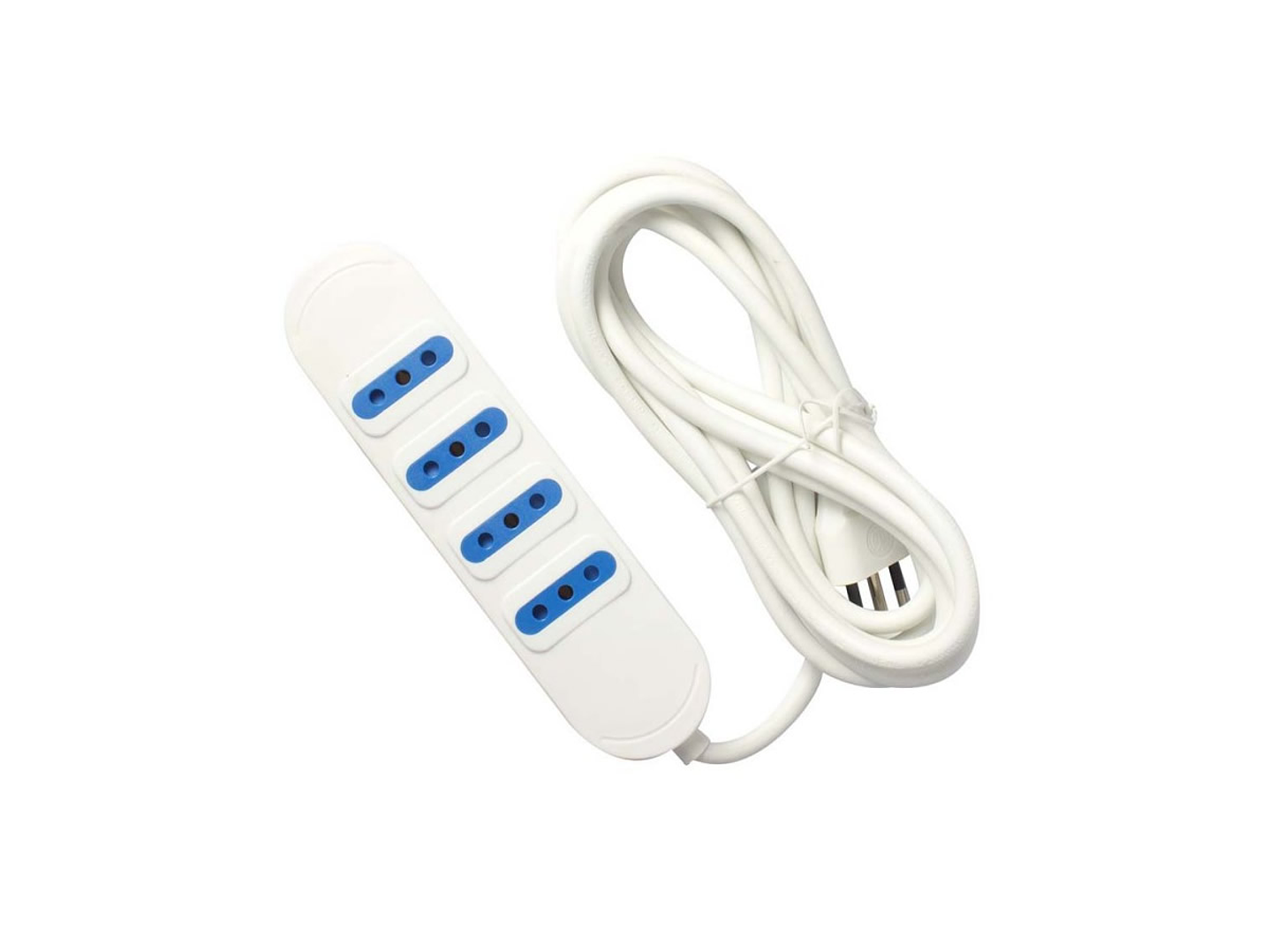 Alargador Electrico 5 Mts 4 Boca Blanco Fujitel 1