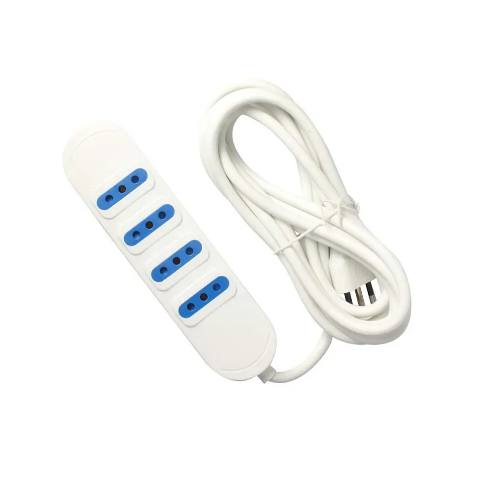 Alargador Electrico 5 Mts 4 Boca Blanco Fujitel 1