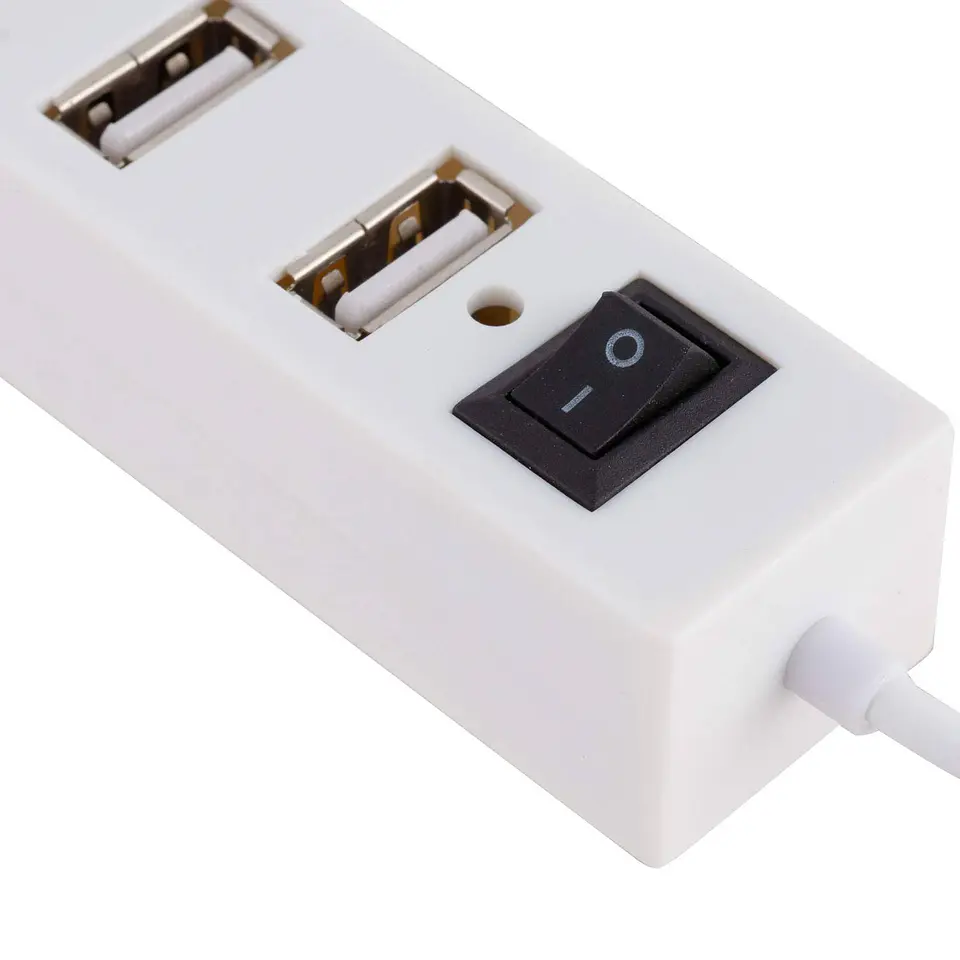 Mini Hub USB 2.0 Philco Blanco 4p 3